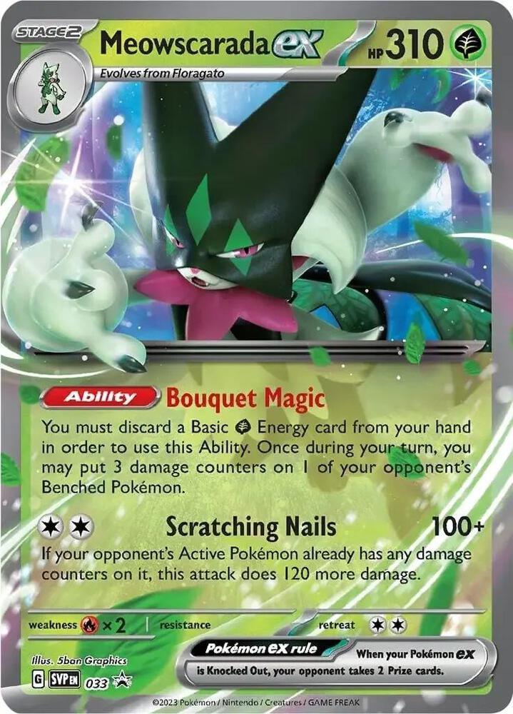 Meowscarada ex (033) [Scarlet & Violet: Black Star Promos] (Online Only)