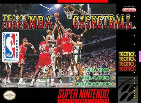 Tecmo Super NBA Basketball With Box (Super Nintendo) (Online Only)