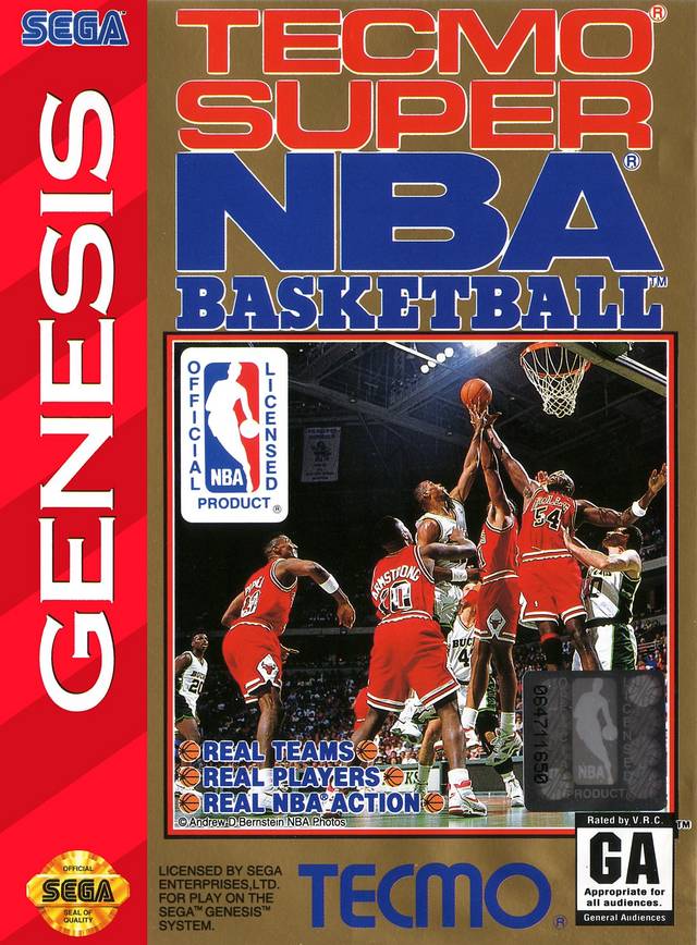 Tecmo Super NBA Basketball (Sega Genesis) (ONLINE ORDER ONLY)