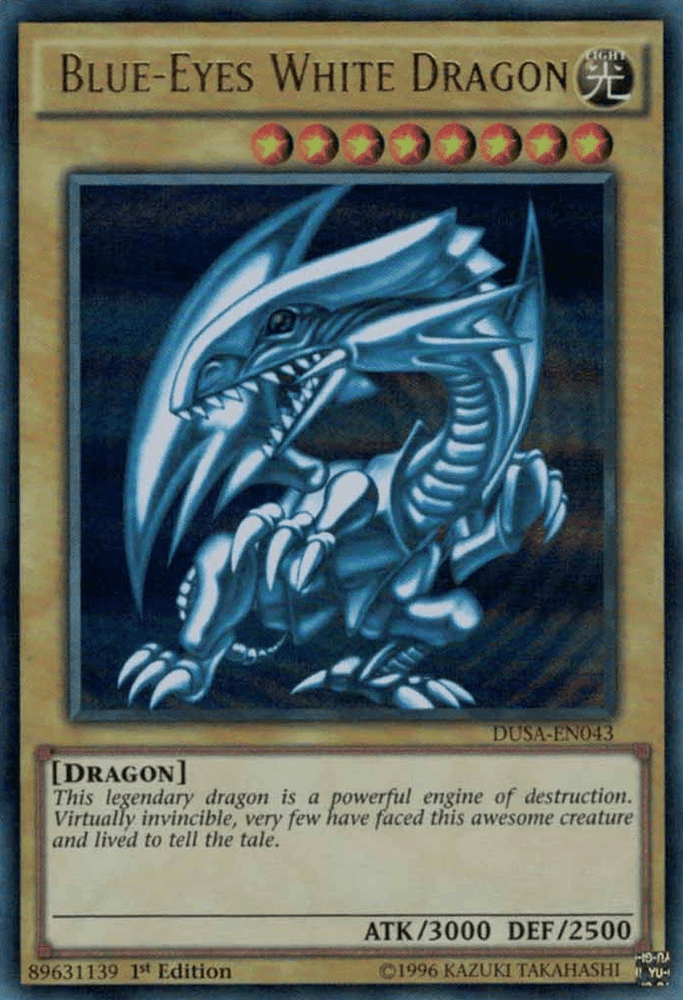 Blue-Eyes White Dragon [DUSA-EN043] Ultra Rare (ONLINE ORDER ONLY)