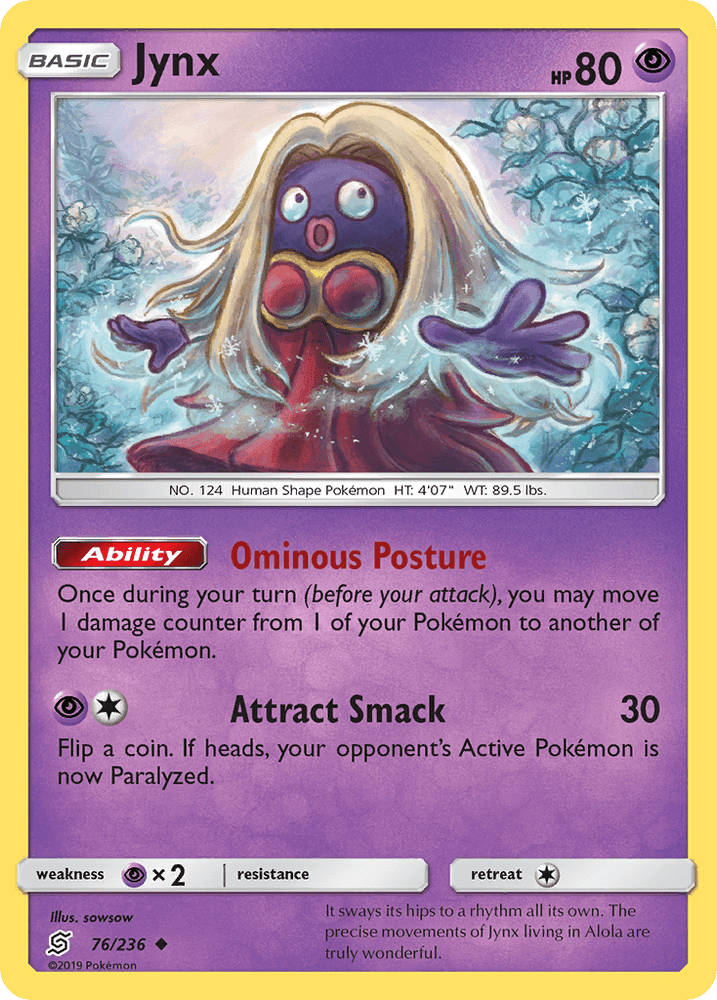 Jynx (76/236) [Sun & Moon: Unified Minds] (Online Only)