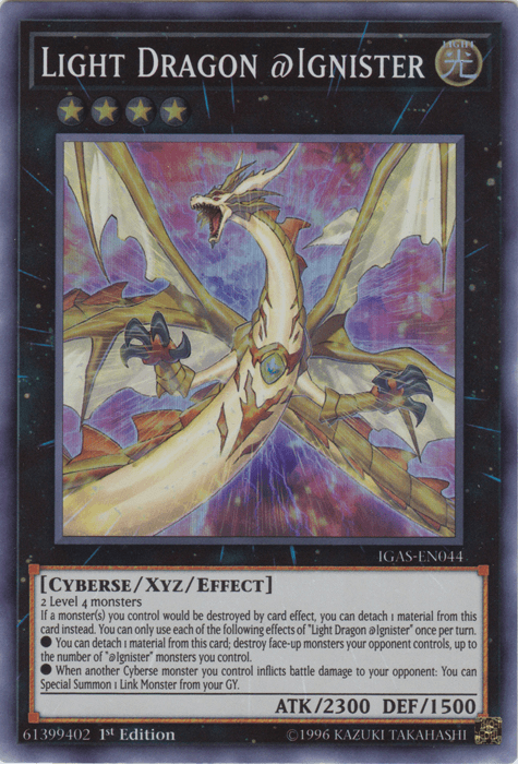 Light Dragon @Ignister [IGAS-EN044] Super Rare (ONLINE ORDER ONLY)