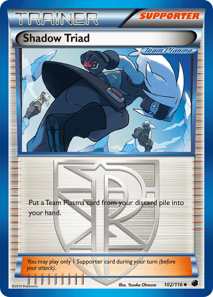Shadow Triad (102/116) [Black & White: Plasma Freeze] (Online Only)