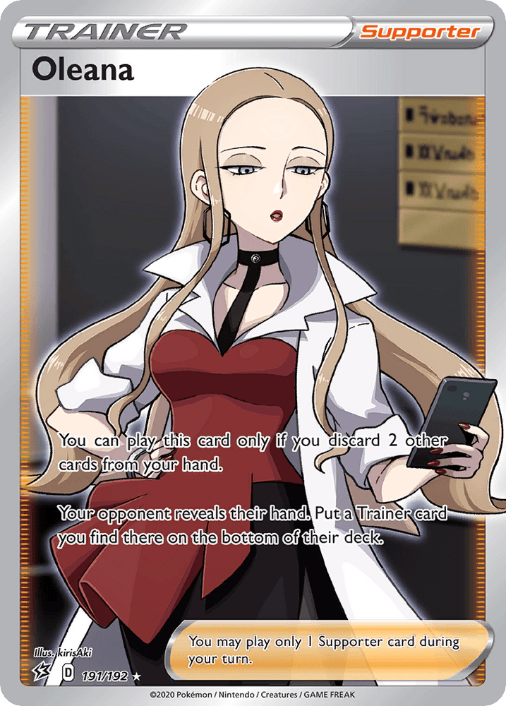 Oleana (191/192) [Sword & Shield: Rebel Clash] (Online Only)