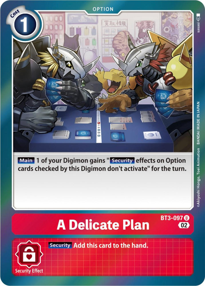 A Delicate Plan [BT3-097] [Resurgence Booster] (ONLINE ORDER ONLY)