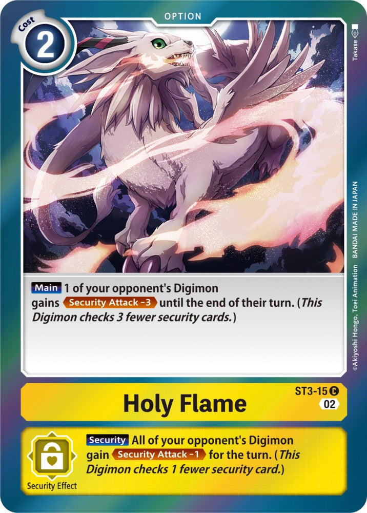 Holy Flame [ST3-015] [Resurgence Booster] (ONLINE ORDER ONLY)