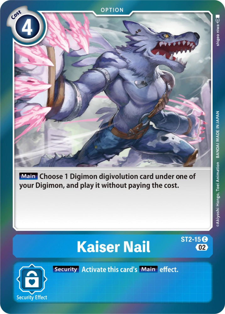 Kaiser Nail [ST2-15] [Resurgence Booster] (ONLINE ORDER ONLY)