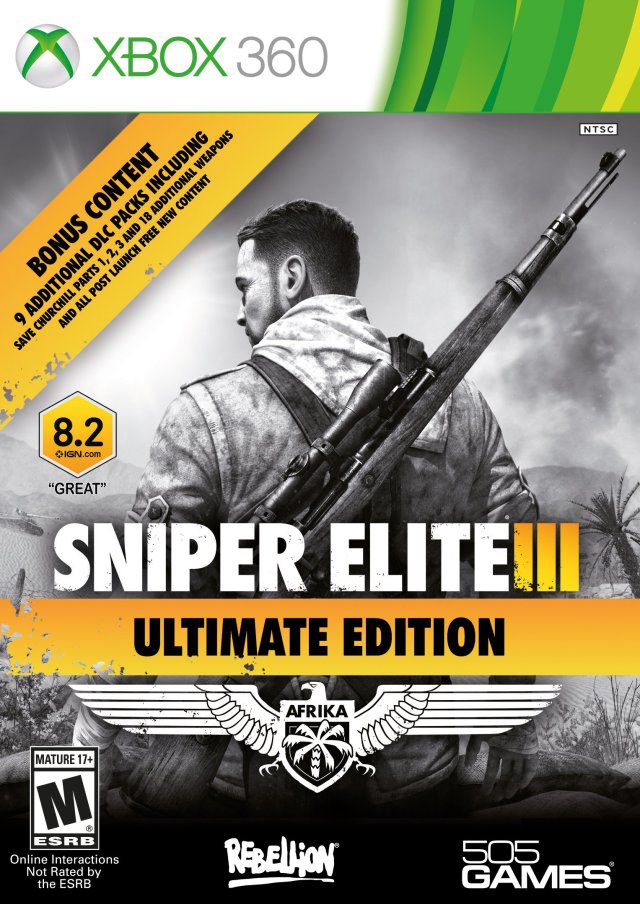 Sniper Elite III: Ultimate Edition (Xbox 360) (ONLINE ORDER ONLY)