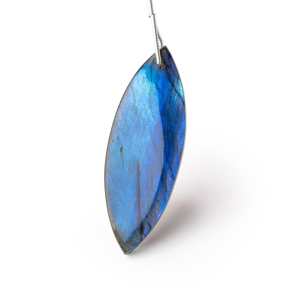 51.5x18x7mm Labradorite Plain Marquise Pendant 1 AAA Focal (ONLINE ORDER ONLY)