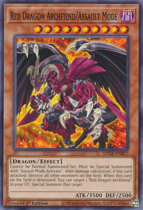 Red Dragon Archfiend/Assault Mode [SDCK-EN017] Common (ONLINE ORDER ONLY)
