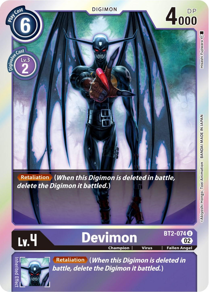 Devimon [BT2-074] (Resurgence Booster Reprint) [Resurgence Booster] (ONLINE ORDER ONLY)