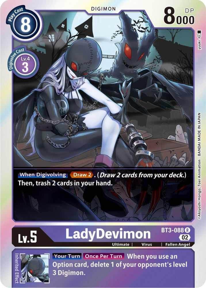 LadyDevimon [BT3-088] (Resurgence Booster Reprint) [Resurgence Booster] (ONLINE ORDER ONLY)