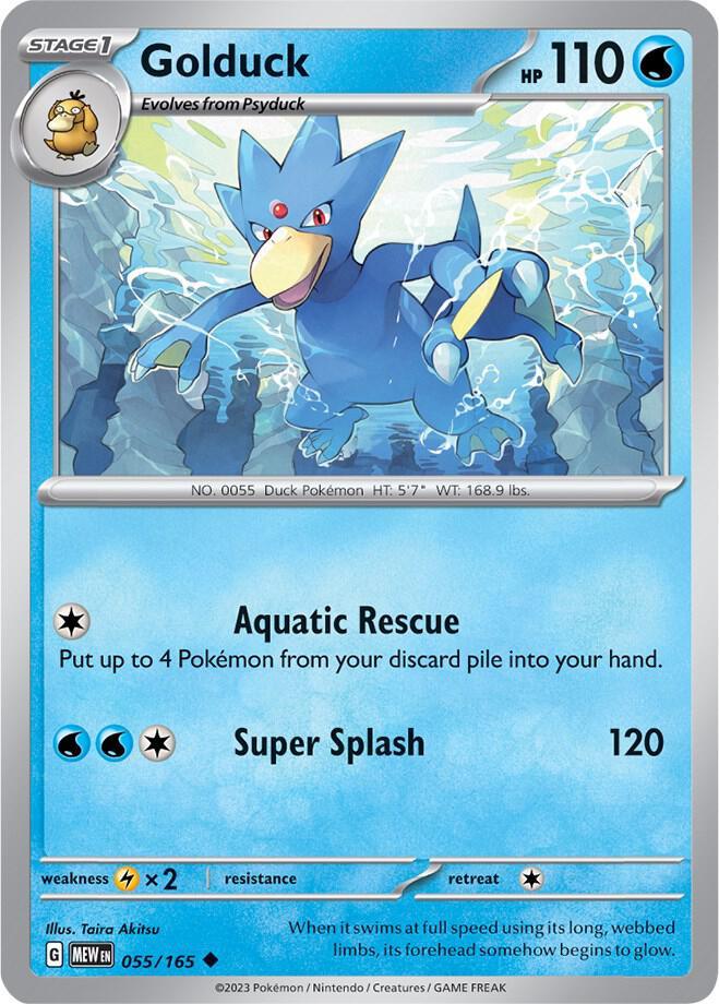 Golduck (055/165) [Scarlet & Violet: 151] (Online Only)
