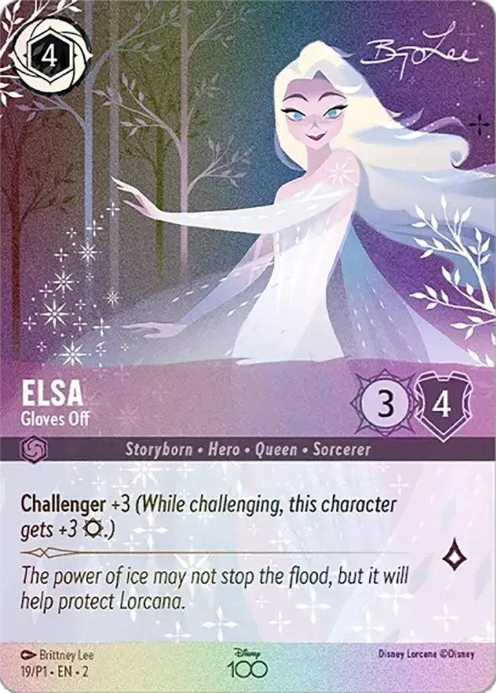 Elsa - Gloves Off (Enchanted) (19) [Disney100 Promos] (ONLINE ORDER ONLY)