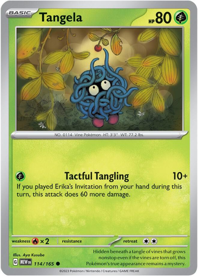 Tangela (114/165) [Scarlet & Violet: 151] (Online Only)