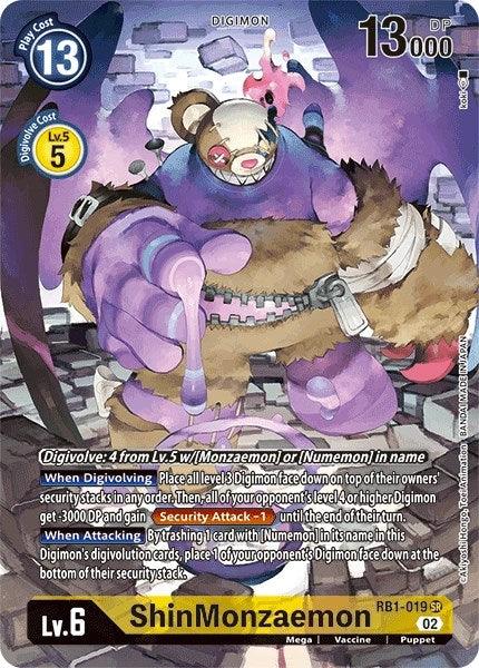 ShinMonzaemon (Textured Alternate Art) [Resurgence Booster] (ONLINE ORDER ONLY)
