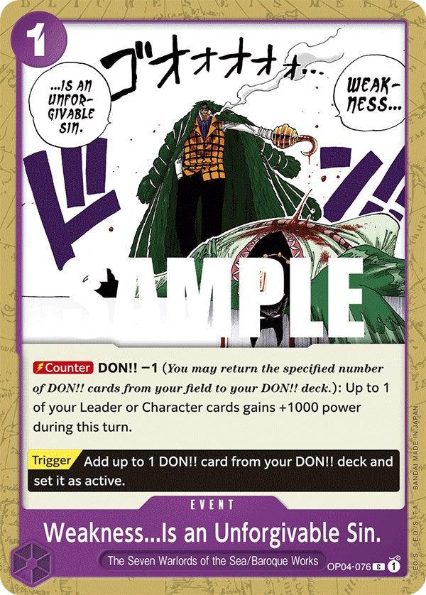 Weakness...Is an Unforgivable Sin. [Kingdoms of Intrigue] (ONLINE ORDER ONLY)