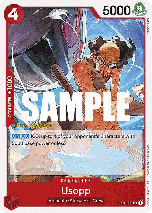 Usopp [Kingdoms of Intrigue Pre-Release Cards] (ONLINE ORDER ONLY)