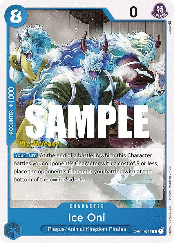 Ice Oni [Kingdoms of Intrigue Pre-Release Cards] (ONLINE ORDER ONLY)