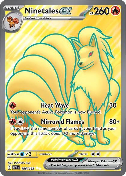 Ninetales ex (186/165) [Scarlet & Violet: 151] (Online Only)