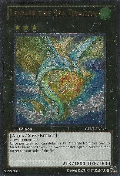 Leviair the Sea Dragon [GENF-EN043] Ultimate Rare (ONLINE ORDER ONLY)