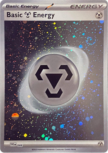 Basic Metal Energy (008) (Cosmos Holo) [Scarlet & Violet: Base Set] (Online Only)