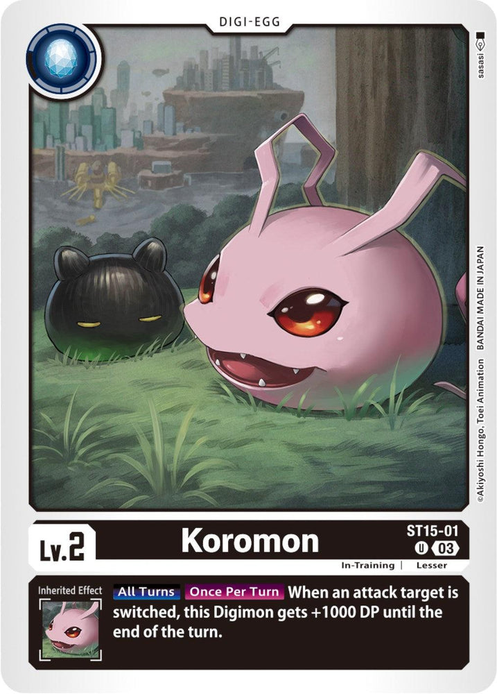 Koromon [ST15-01] [Starter Deck: Dragon of Courage] (ONLINE ORDER ONLY)