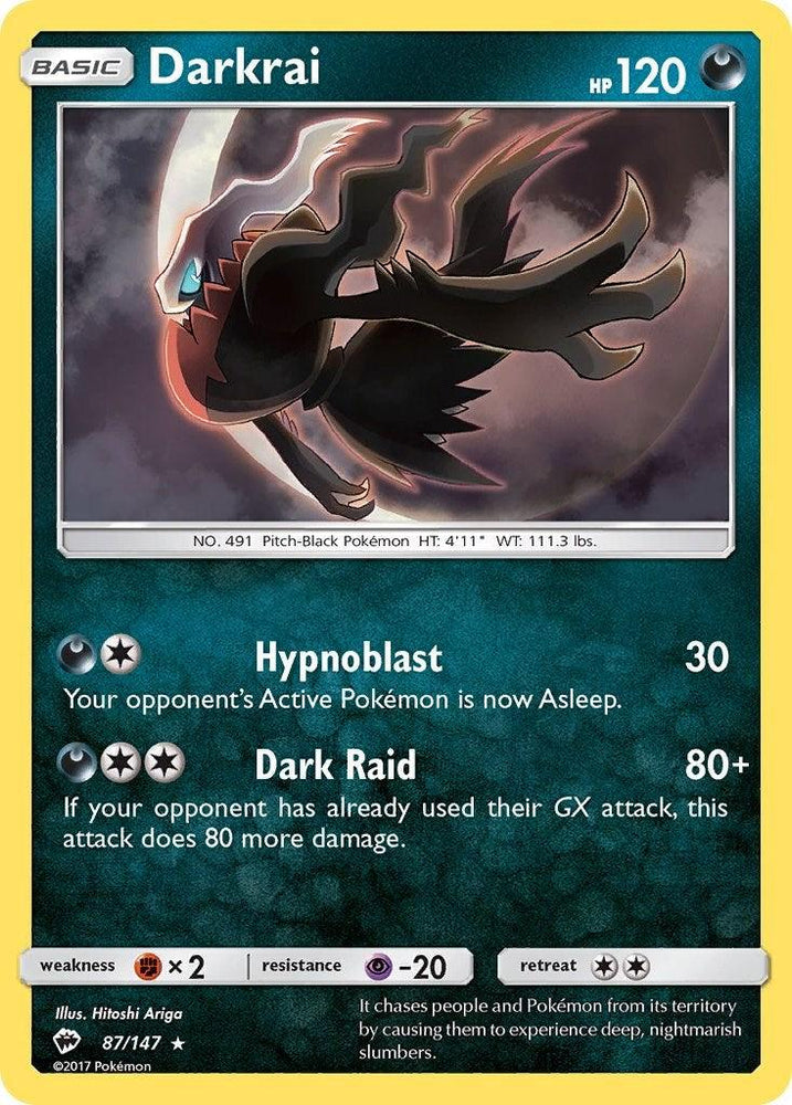 Darkrai (87/147) [Sun & Moon: Burning Shadows] (Online Only)