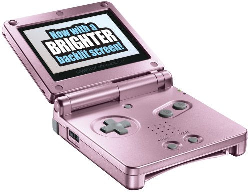 Pink Gameboy Advanced SP (Gameboy Advance) (ONLINE ORDER ONLY)