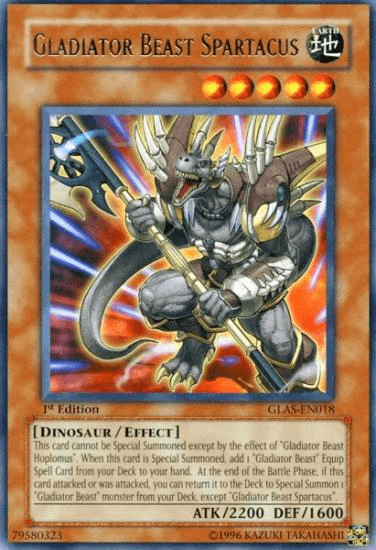 Gladiator Beast Spartacus [GLAS-EN018] Rare (ONLINE ORDER ONLY)