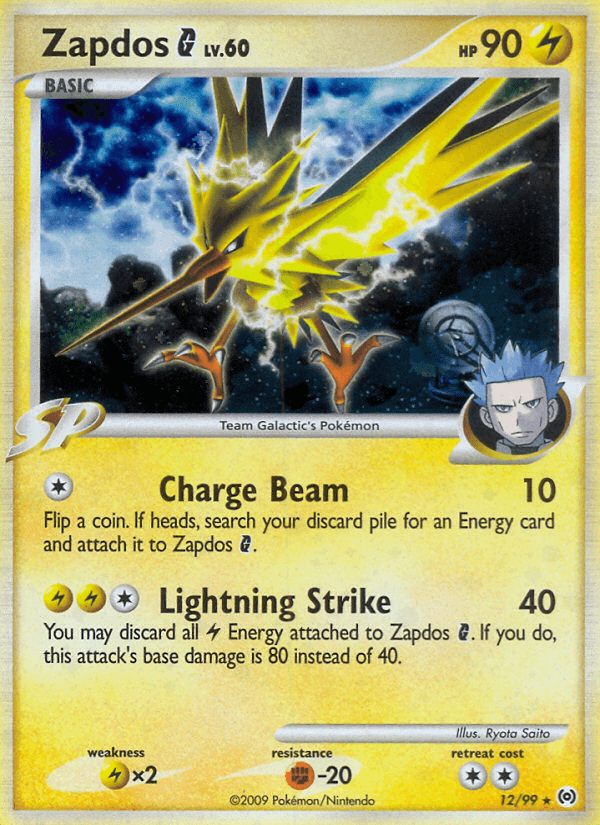 Zapdos G (12/99) [Platinum: Arceus] (Online Only)