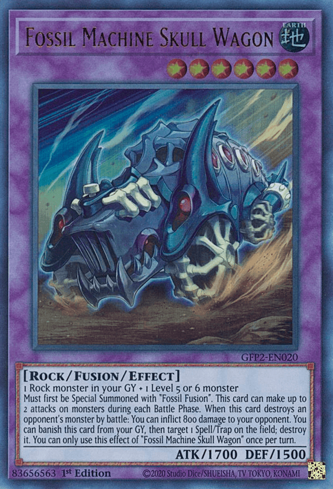 Fossil Machine Skull Wagon [GFP2-EN020] Ultra Rare (ONLINE ORDER ONLY)