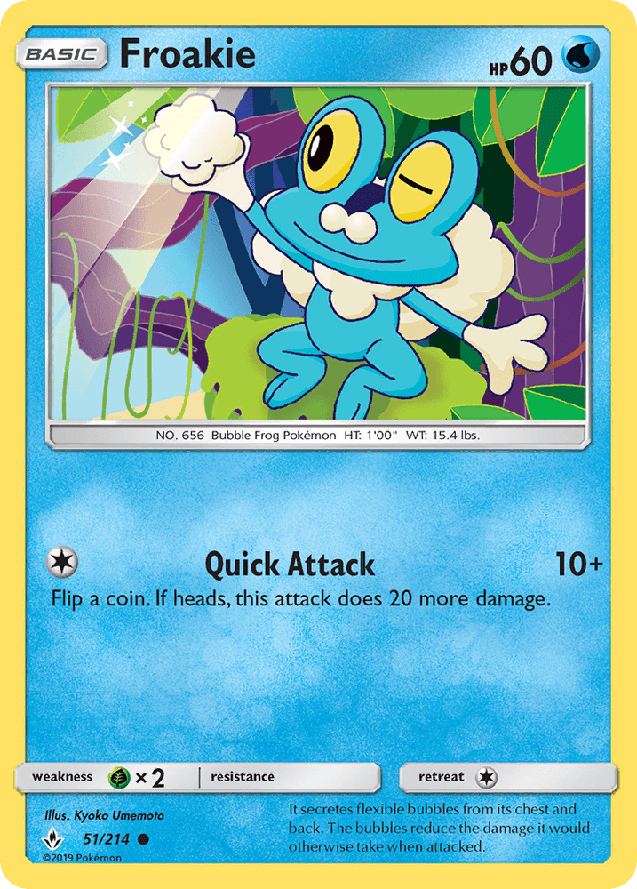 Froakie (51/214) [Sun & Moon: Unbroken Bonds] (Online Only)