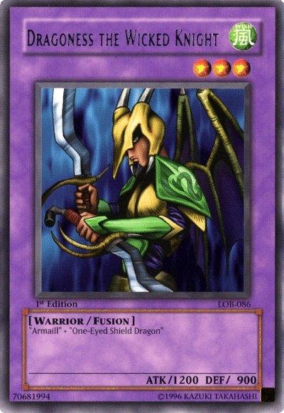 Dragoness the Wicked Knight [LOB-086] Rare (ONLINE ORDER ONLY)