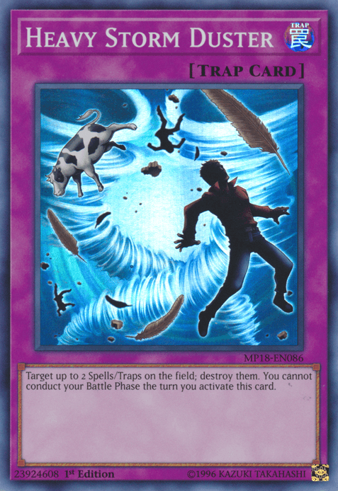 Heavy Storm Duster [MP18-EN086] Super Rare (ONLINE ORDER ONLY)