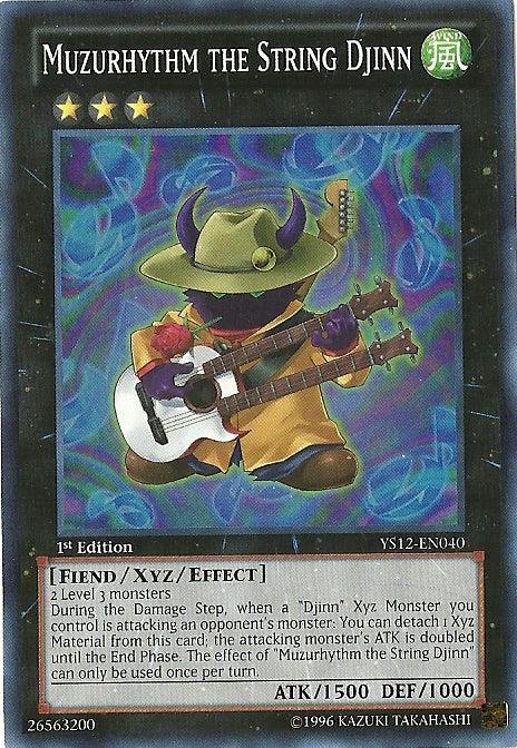 Muzurhythm the String Djinn [YS12-EN040] Super Rare (ONLINE ORDER ONLY)
