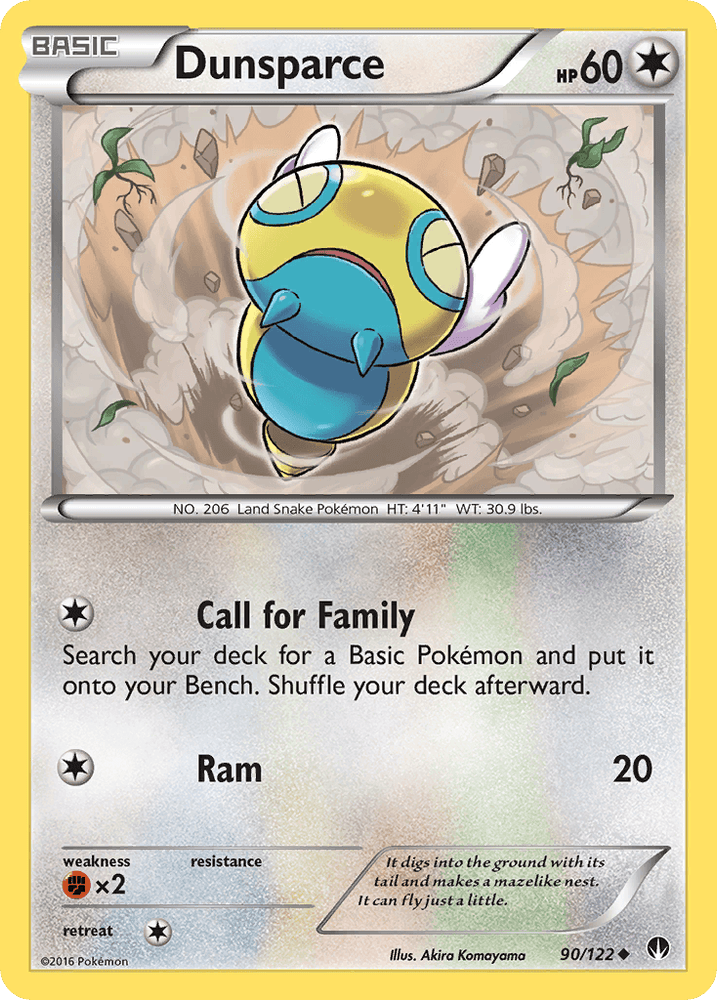 Dunsparce (90/122) [XY: BREAKpoint] (Online Only)