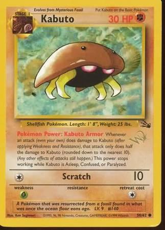 Kabuto (50/62) (W Stamped Promo) [Fossil Unlimited] (Online Only)