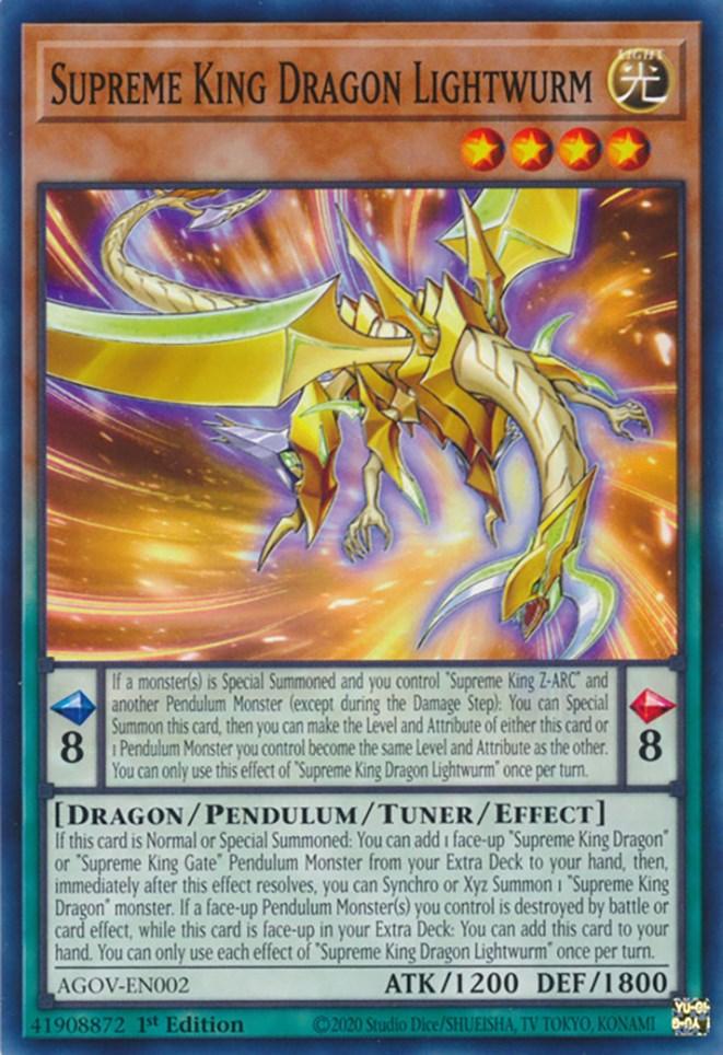 Supreme King Dragon Lightwurm [AGOV-EN002] Common (ONLINE ORDER ONLY)