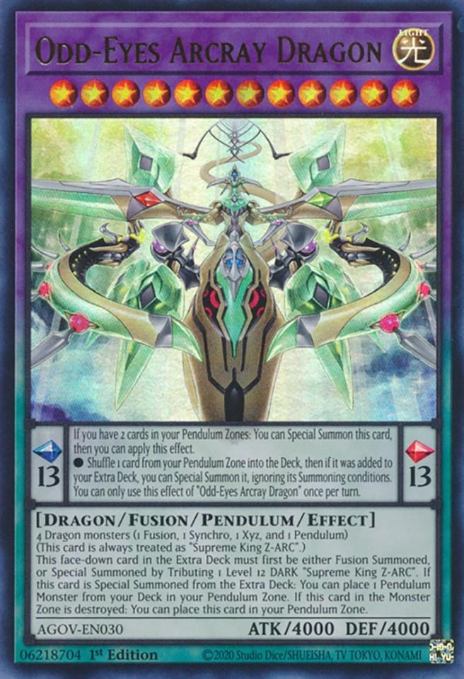 Odd-Eyes Arcray Dragon [AGOV-EN030] Ultra Rare (ONLINE ORDER ONLY)