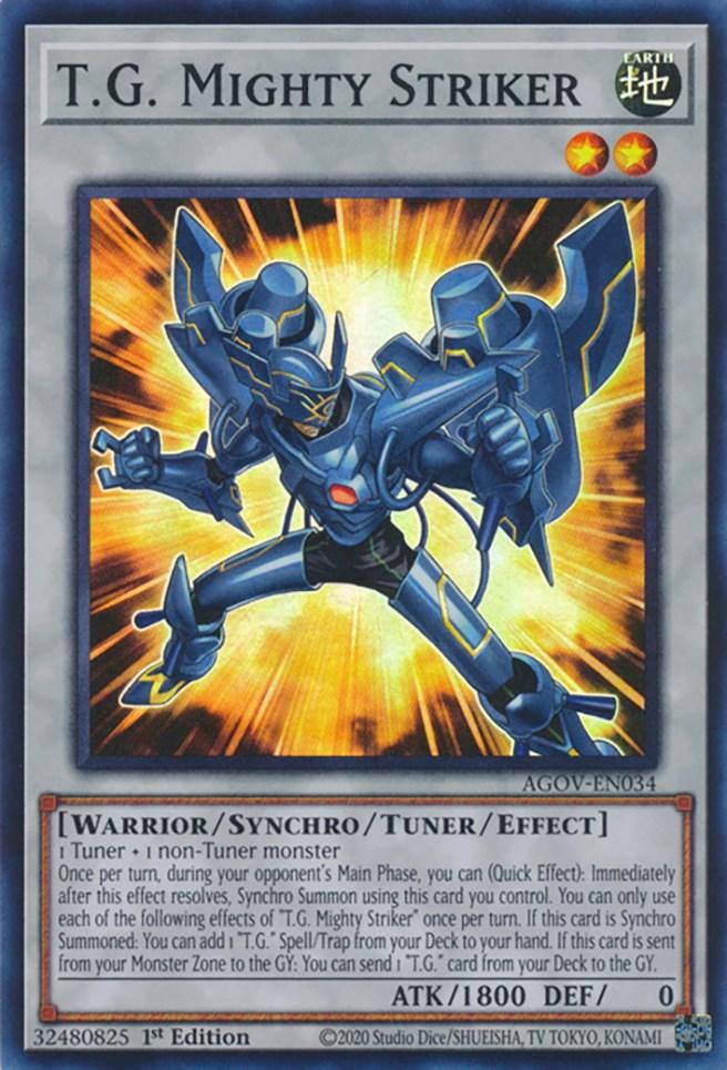 T.G. Mighty Striker [AGOV-EN034] Super Rare (ONLINE ORDER ONLY)