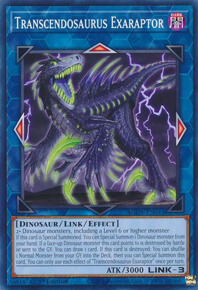 Transcendosaurus Exaraptor [AGOV-EN044] Common (ONLINE ORDER ONLY)