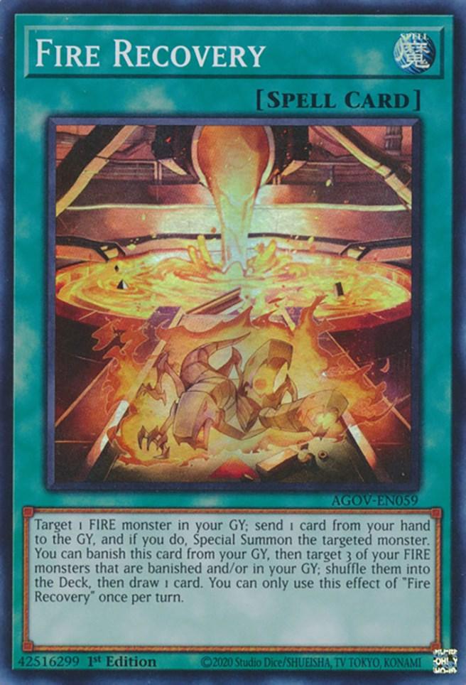 Fire Recovery [AGOV-EN059] Super Rare (ONLINE ORDER ONLY)