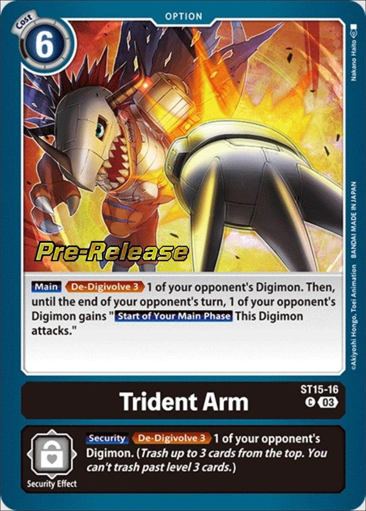Trident Arm [ST15-16] [Starter Deck: Dragon of Courage Pre-Release Cards] (ONLINE ORDER ONLY)