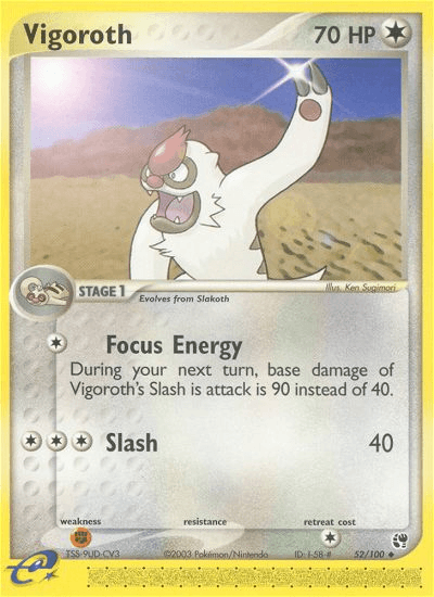 Vigoroth (52/100) [EX: Sandstorm] (Online Only)