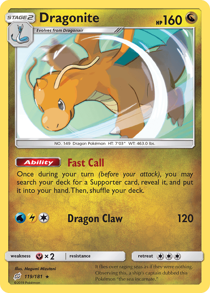 Dragonite (119/181) [Sun & Moon: Team Up] (Online Only)
