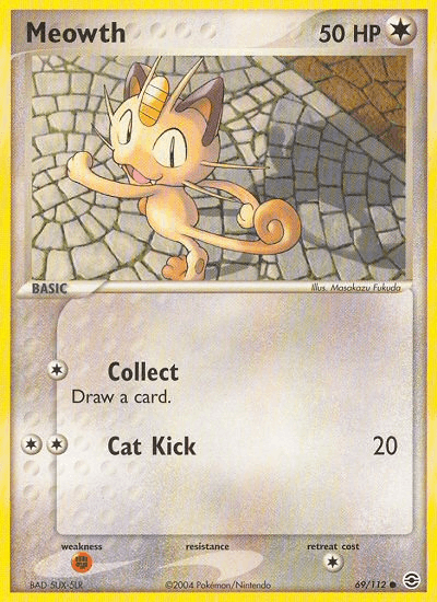 Meowth (69/112) [EX: FireRed & LeafGreen] (Online Only)