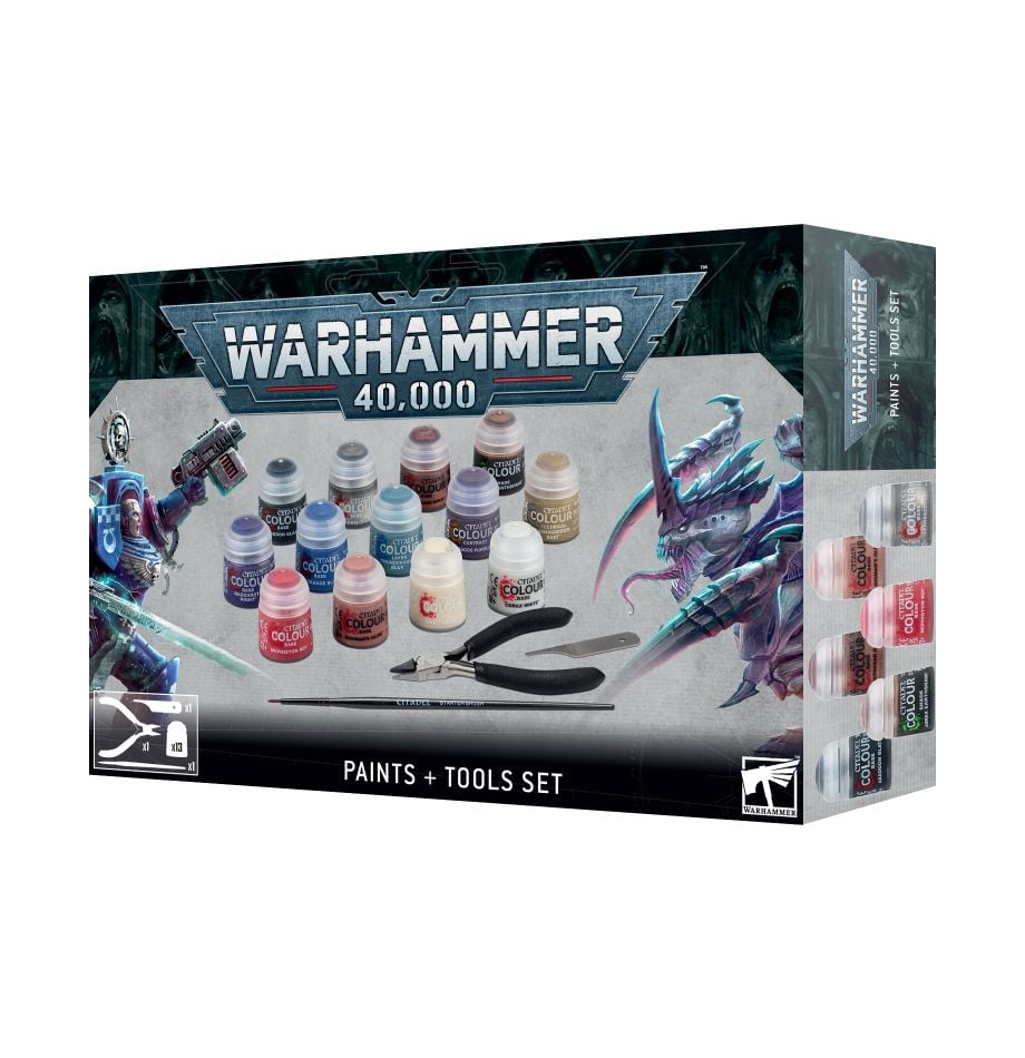 Warhammer 40K: Paints + Tools Set (ONLINE ORDER ONLY)