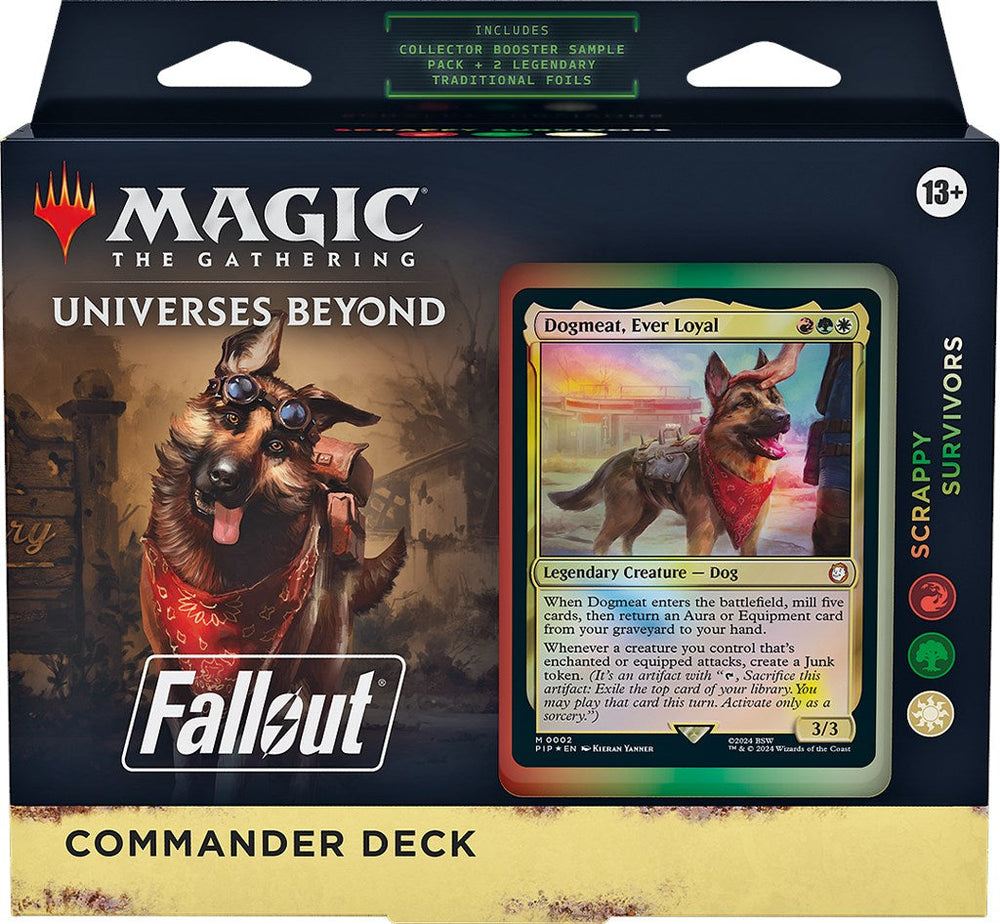 Universes Beyond: Fallout - Scrappy Survivors Commander Deck [PIP] (ONLINE ORDER ONLY)