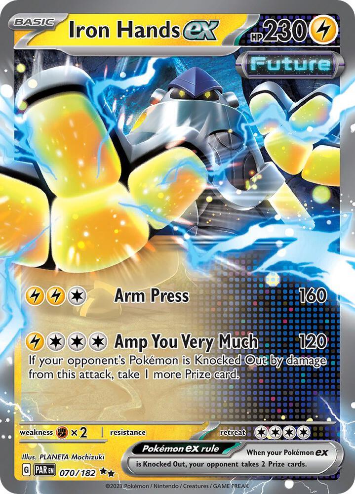 Iron Hands ex (070/182) [Scarlet & Violet: Paradox Rift] (Online Only)